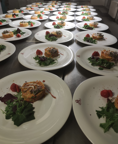 Große Mengen Essen